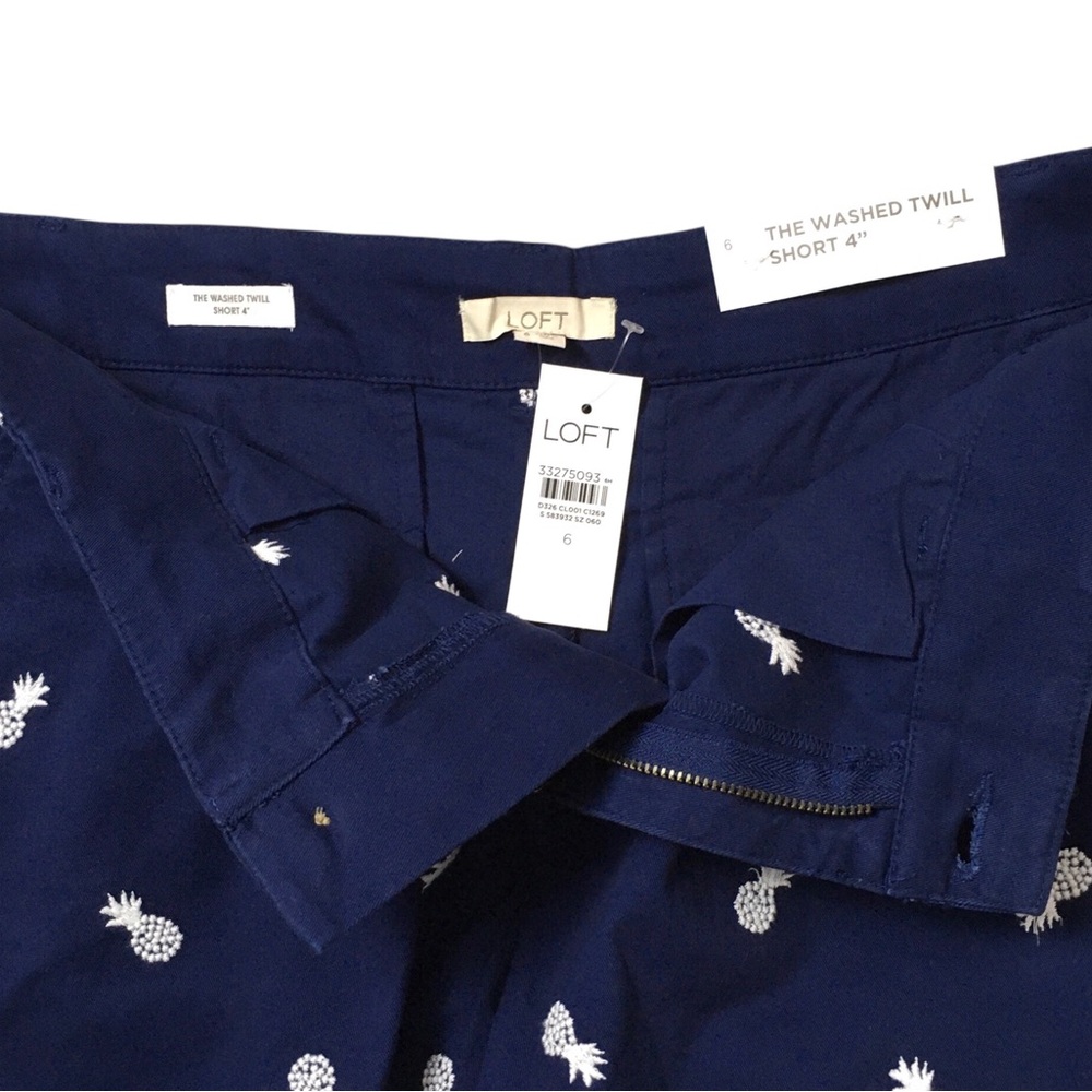 Pineapple Print Chino Shorts - Picture 3 of 5